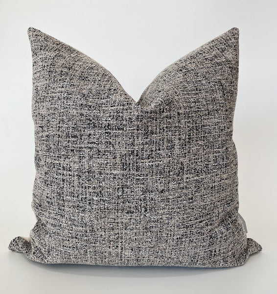 Textured Gray Pillow Cover (ON THE SHELF)