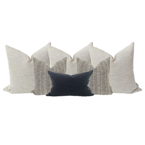 Pillow Covers Sets for bed, Bed pillow covers sets, How to style pillows on the bed, Hackner Home