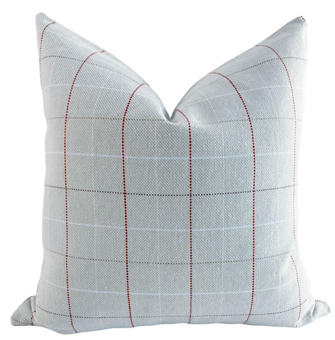 Light Blue Plaid Pillow, Pale Blue Pillow, Blue Pillow Cover, Decorative Pillow Cover, Hackner Home, Boys Room Pillow, Blue Christmas Pillow, Light Blue Pillow Cover, Plaid Pillow Cover for Boys Room