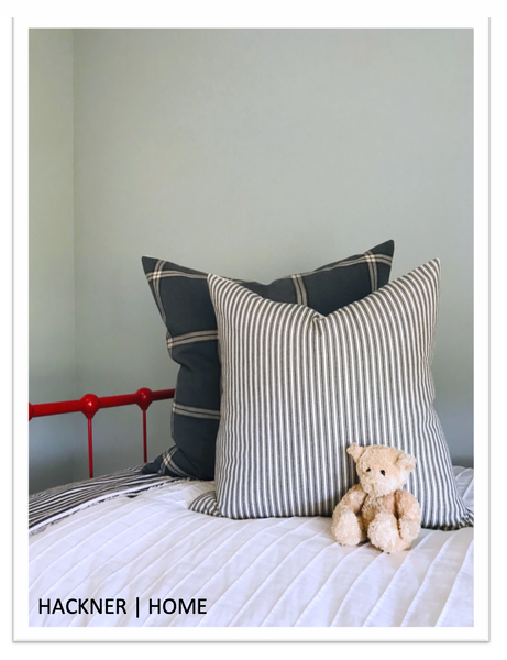 Vintage Pillows, Plaid Pillows, Kids Room Decor, Hackner Home 