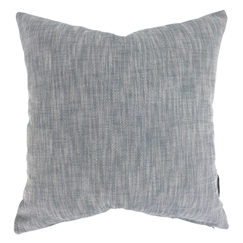 Textured Blue Woven Pillow Cover