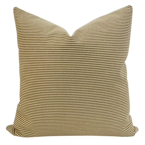 Brown Pillow Cover, Striped Pillow Cover, Vintage style pillows, Designer Pillow Covers, Decorative Pillows, Pillow Shop, Handmade Pillows, Hackner Home, Pillows, Pillow Covers, Pillow Shams, Home Decor