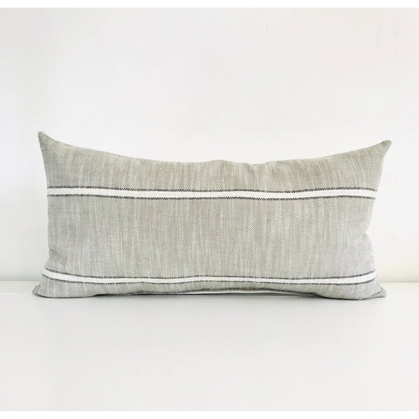 Weathered Stripe | Horizontal Narrow Pillow Cover