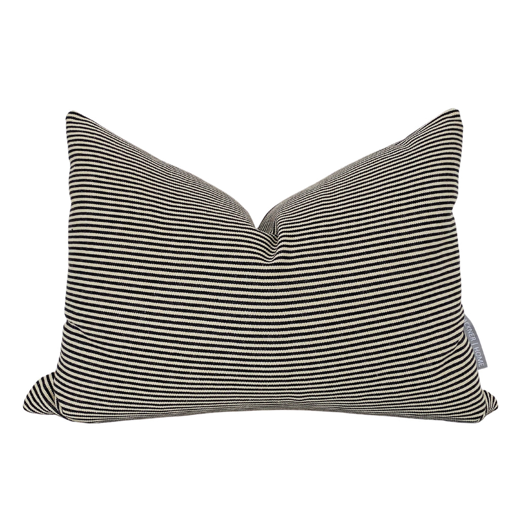 Modern Black Stripe Decorative Throw Pillow Cover Cushion Cover