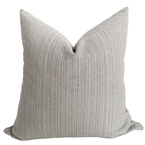 Watermark Gray Pillow Cover